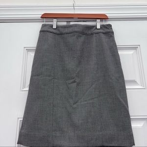 White House Black Market micro check skirt fully lined. Pleated in back.Size 6